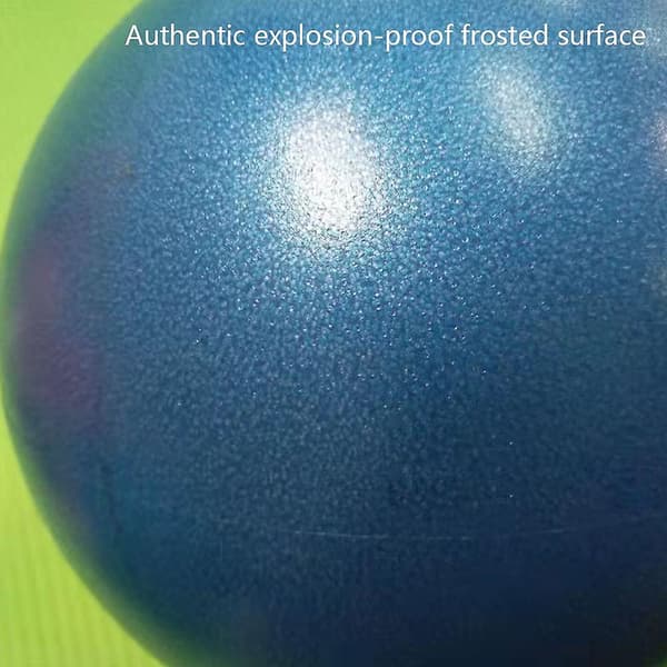 Liten träningsboll, Pilatesboll för balans, Core-träning, Fysioterapi hemma Blue