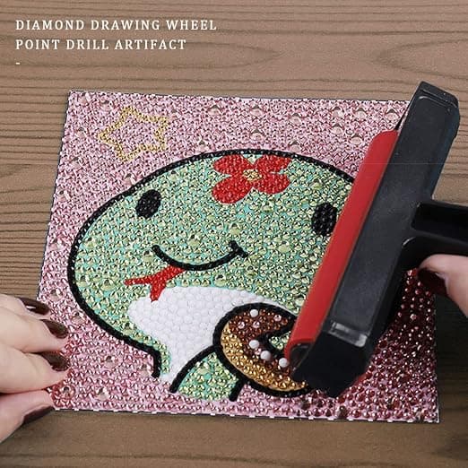 1 stycke 5D diamantmålning rulle, diamantkonst plastvals