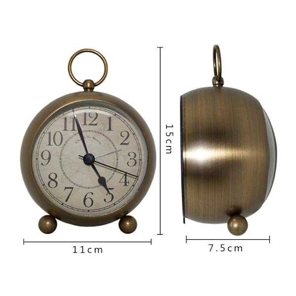 Kreativ retro enkel barnlarm, kopparfärg, 11*7.5*15cm