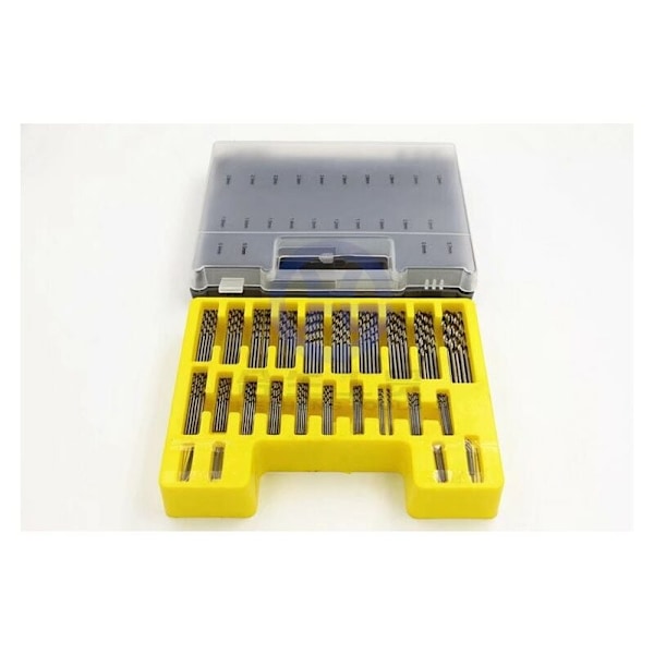 Liten vridborr-uppsättning i plastbox, mini-hålöppnare