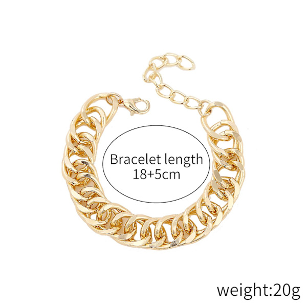 Armbånd Vintage Guld Farve Mode Smykker B2406 S2009-03