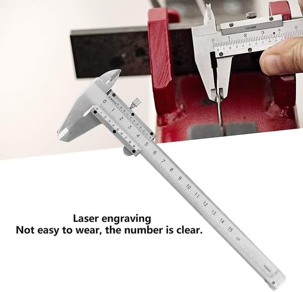 0-150mm Højpræcisions Vernier Caliper i Kulstofstål