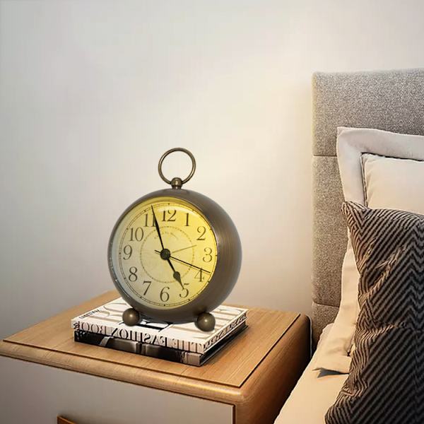 Kreativ retro enkel barnlarm, kopparfärg, 11*7.5*15cm