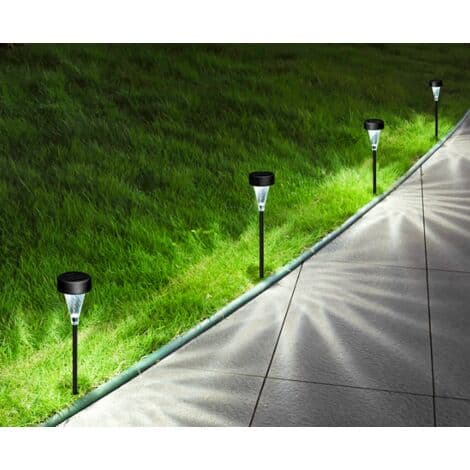 Sæt med 1 udendørs solcellelampe