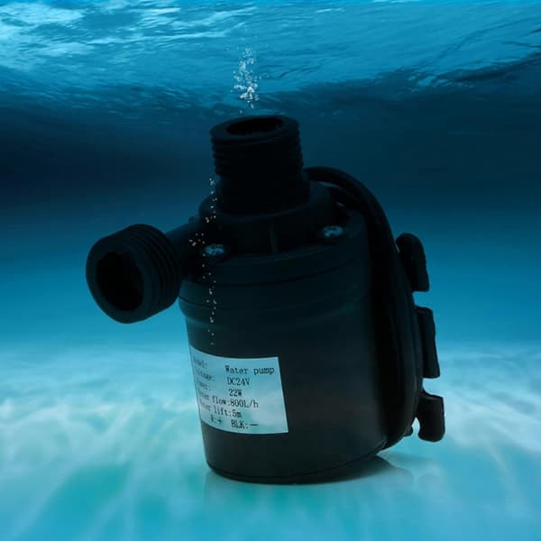 DC24V Dränkbar Vattenpump Ultratyst Borstlös Motor Vattenpumpar 800L/H
