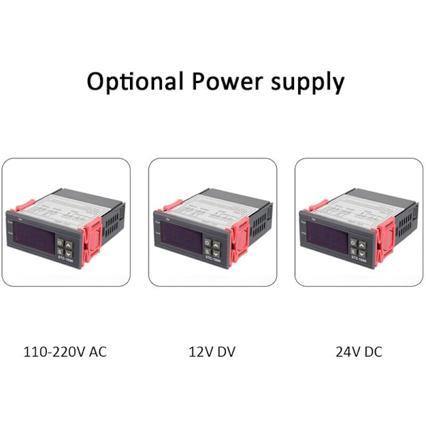 Elektronisk Digital Mikroskop Computer Temperaturregulator Switch Akvarium Udklækning (12V)