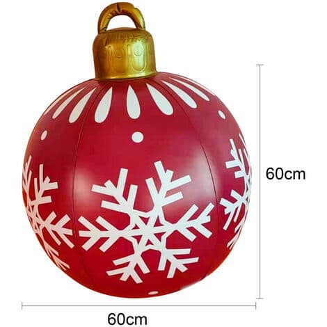 60CM Julekule Ornament Minneball, Julepynt, B