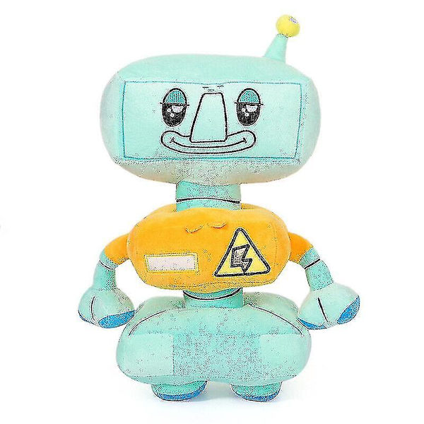 Lankybox Sea Plush Toy Thicc Shark Tree Bucket Foxy Boxy Plush Robot Squidward-D