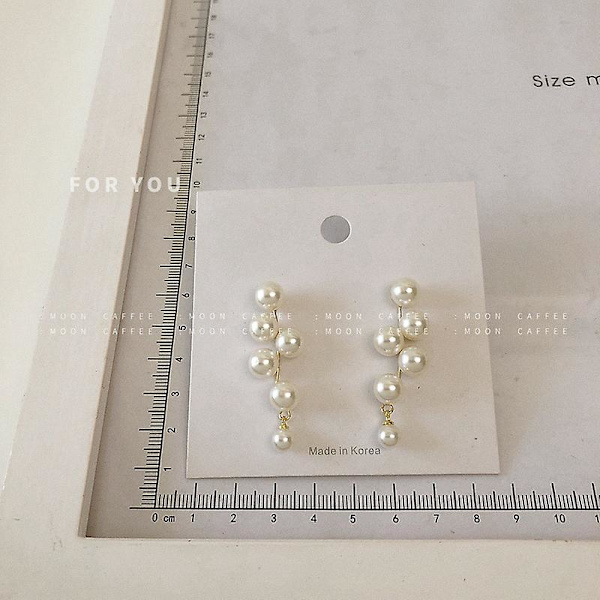 Örhängen 925 Silver Smycken Pärla Mode Smycken Ac7998