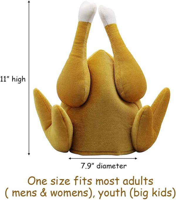 3-pack Herr Kalkonhatt Thanksgiving Halloween