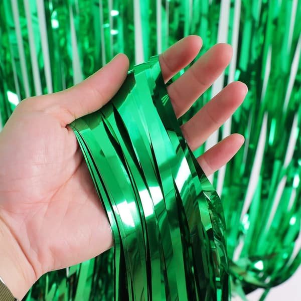 4 kpl Folioverhot 1 x 2m Metalliset Rypytysverhot Glitter