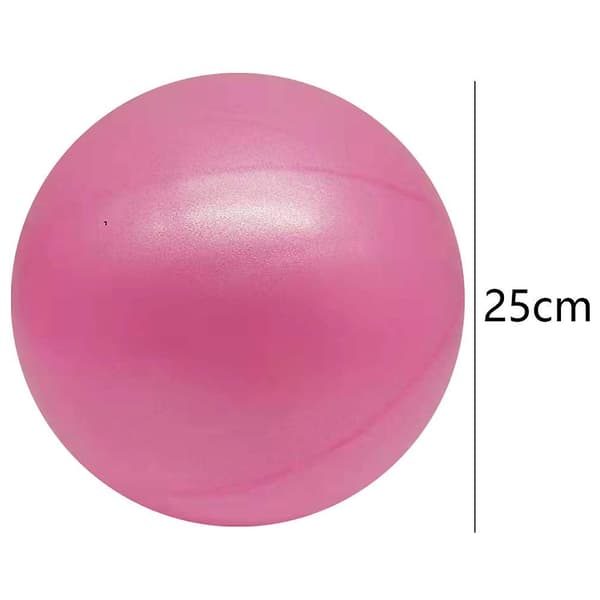 Liten träningsboll, Pilatesboll för balans, Core-träning, Fysioterapi hemma Pink