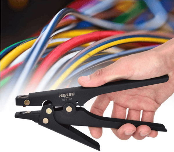 HS-519 Nylon Kabelbinderklips Sort