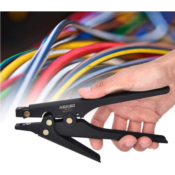 HS-519 Nylon Kabelbinderklips Svart