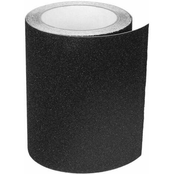 Antiklisterremsa för trappor, friktion, slipande för säkerhet, stege, inomhus, utomhus, hög dragkraft, 15 cm x 5 m
