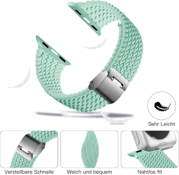 Strækbånd Kompatible med Apple Watch Rem 40mm 38mm til