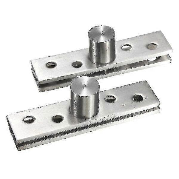 360 Graders Dörr Pivot Gångjärn Silver 74mm Längd-2st)
