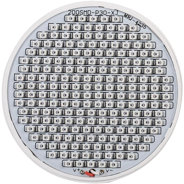 E27 24W 85V-265V 200LED kasvilamppu kasvuvaloa käytetään vesiviljelykasvuun, sädekulma on 120 astetta (200LED E27 kasvilamppu)