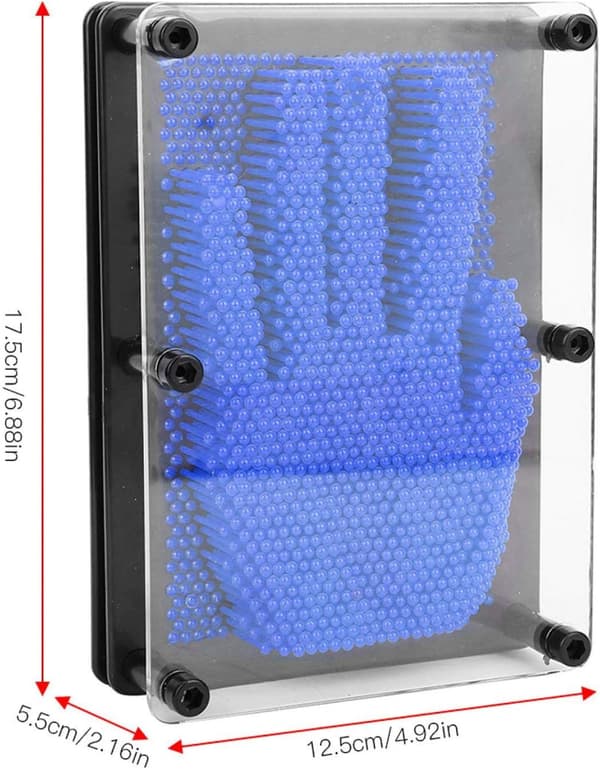1 stk blå 3D klon håndstøpeform, 3D nål håndtrykt