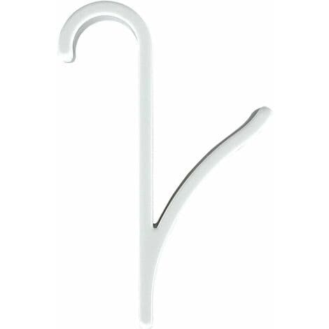 2-pack Radiatorhängare, Handdukstork Radiatorhängare, Vit Plast
