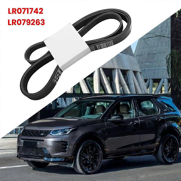 LR071742 LR079263 Drivrem til Range Evoque Velar Sport 2.0L Sort