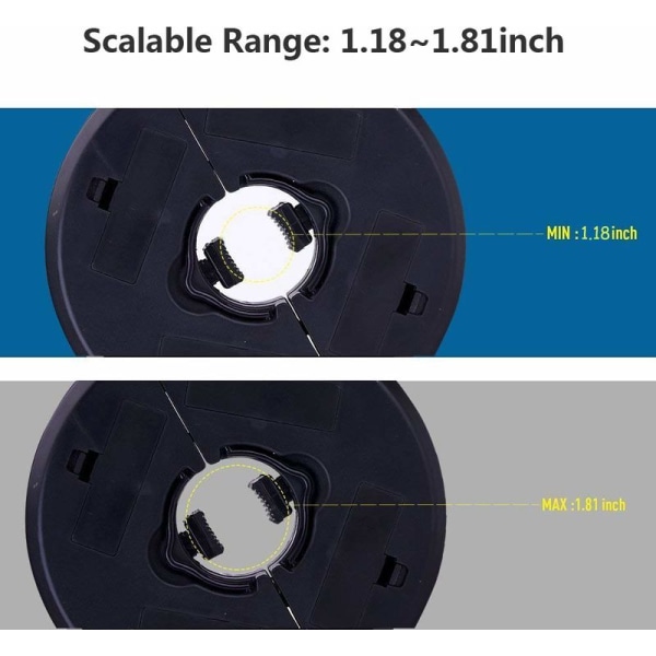 Udendørs sort og hvid lys, 24+4LED, paraplylys balkon nødsituation teltlys, egnet til camping, camping