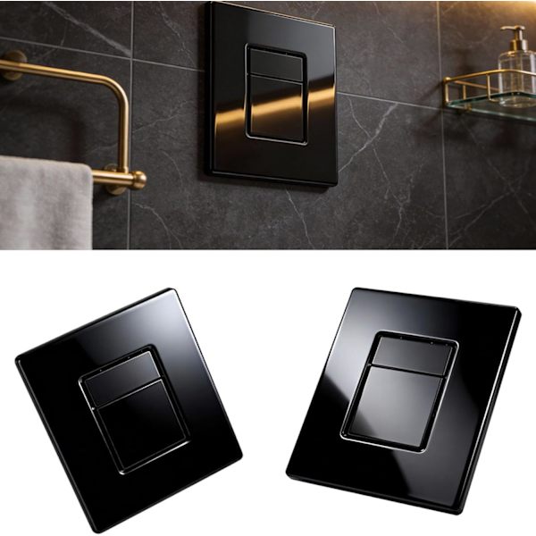 Modern vägghängd toalettcisternpanel med ABS-komponent, cisternskyddspanel, modern design