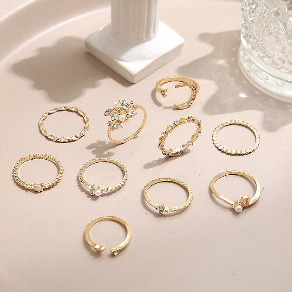 Ringe Sæt Butterfly Mode Smykker B2528 232