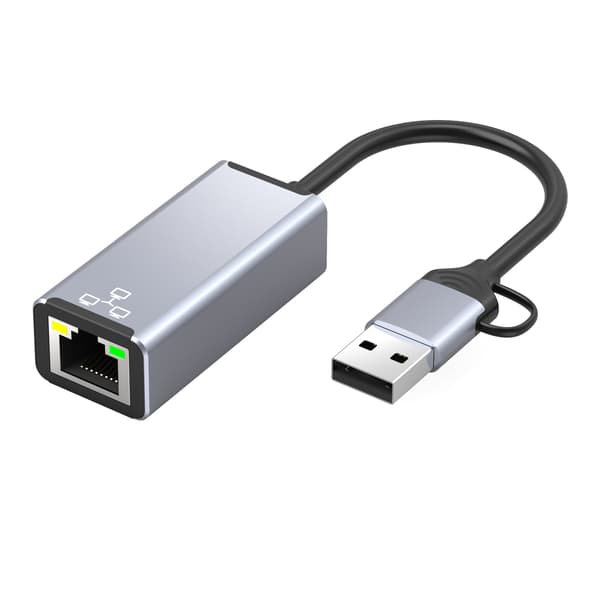 1 kpl USB C/USB3.0 -verkkoadapteri tyypin C verkkoadapteri Gigabit