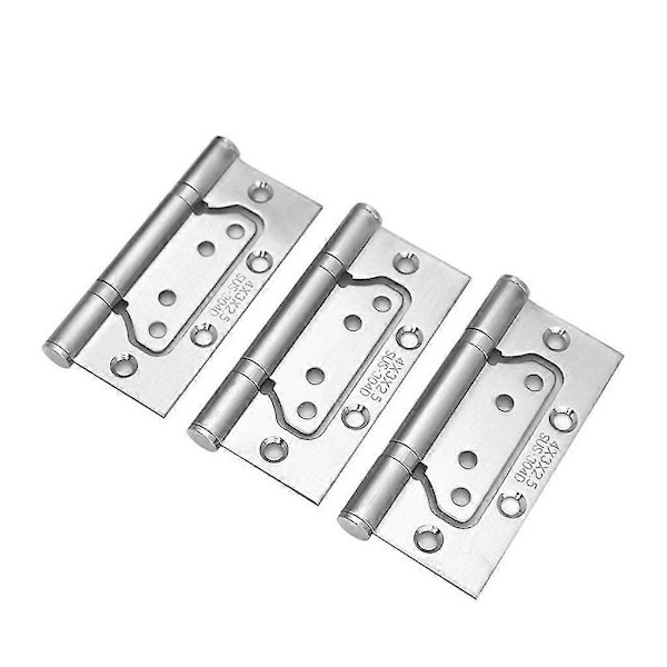 Dørhængsel og rustfrit stål dørholder sæt anti-rust dørhardware sæt sort