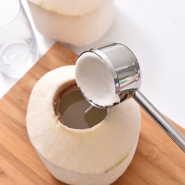 2-delt sett med kokosnøttåpner for unge kokosnøtter – Super