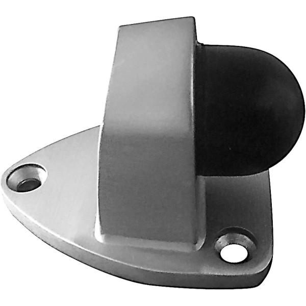 Stærk Gulvmonteret Dørstopper, 1-pak, 42mm, Satin Nikkel