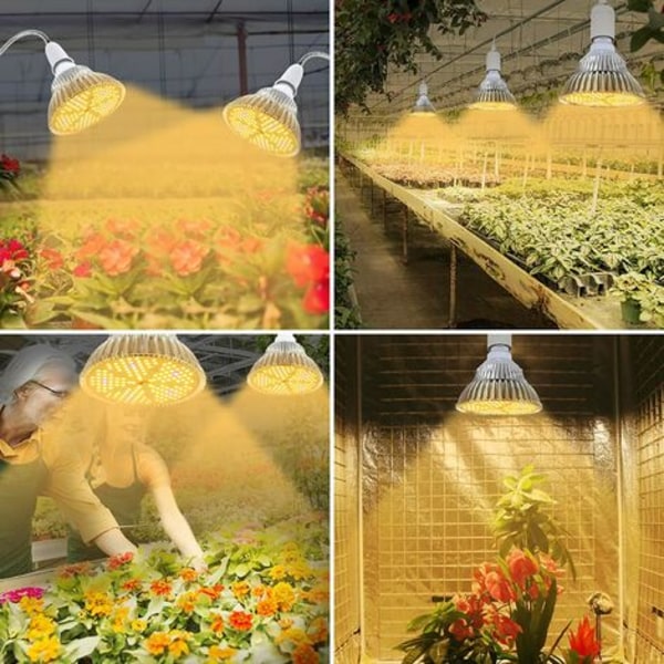 180W Plant Light, 120 LED Full Spectrum Plant Lamp, Plant grow glödlampa