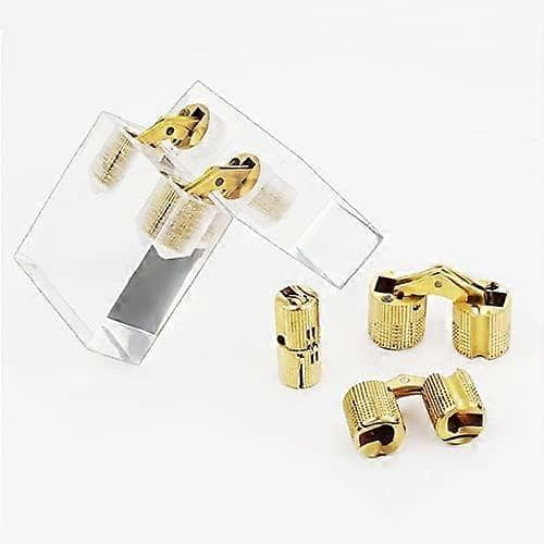 LINJOU 10mm, Piilotetut Messinkiset Sarana, Mini Piilosarana