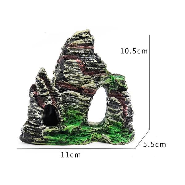 Lille akvarielandskabe dekoration (B, 11*5.5*10.5cm),