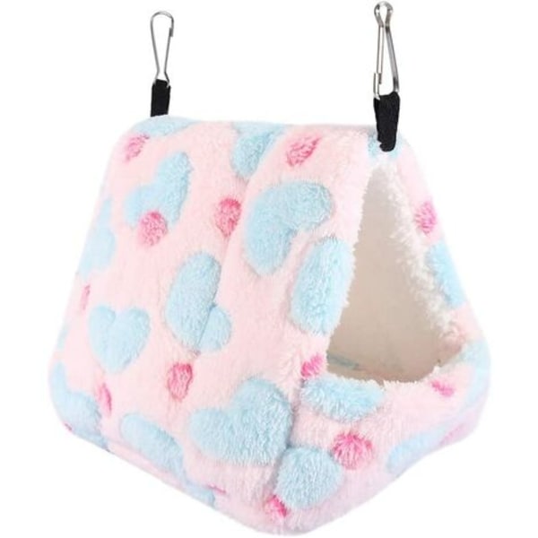 Rotte Hamster Hus Varmt Vinter Seng Lille Dyr Egern Pindsvin Chinchilla Kanin Marsvin Bur Rede (#2-Pink)