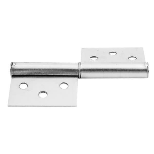 Rustfrit stål 7,6 cm dørhængsel sølvfarvet hardware
