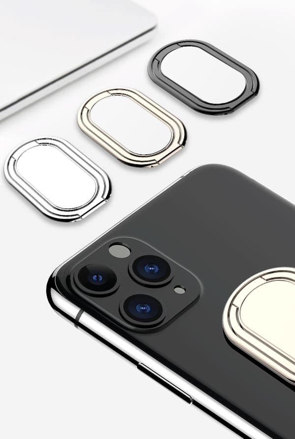 (med Universal Magnetisk Bilholder) Mobiltelefon Holder Ring -