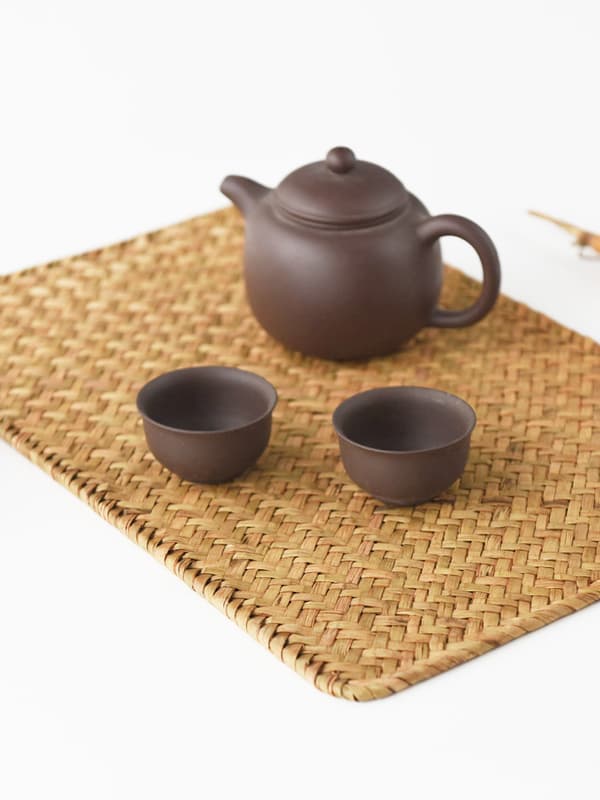 Set med 10 naturliga sjögrästabletter, 27*16cm, rektangulära