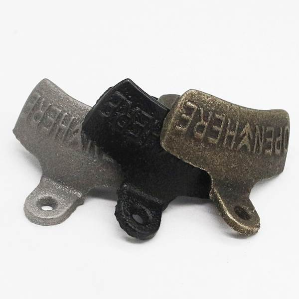 Luovat seinäkiinnitteinen pullonavaaja kotiin vintage-pullonavaaja (musta 78-64mm 2 kpl) työkaluhuoneeseen
