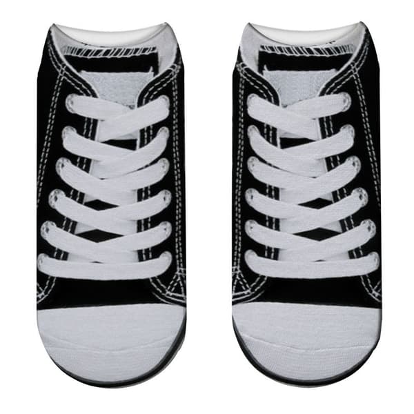 Imitations Sandaler Strumpor 4 Par (37–43) Fancy 3D Mönster Tryckta