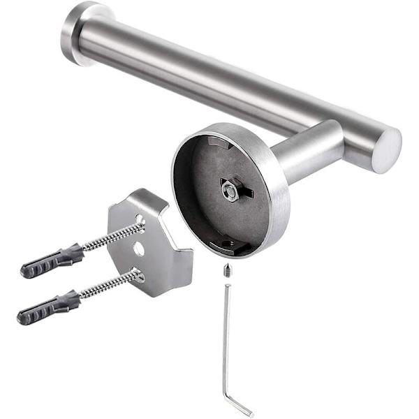 Toiletpapirholder vægmonteret toiletpapirholder toiletpapirholder skrue 12CM toiletpapirholder børstet rustfrit stål