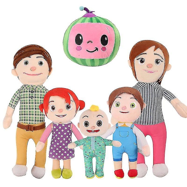 Cocomelon Familievenner Plysjleker Dukker Dad (35cm)