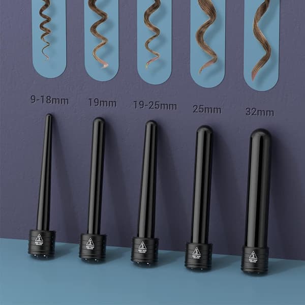 Locktång Keramisk Locktång 5 i 1 med LCD-skärm