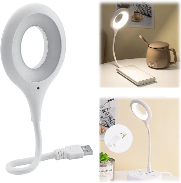 1 stk Stemmekontrollert nattlampe, USB Intelligent Stemme
