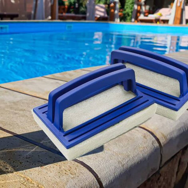 Vandlinjesvampbørste til swimmingpool - Plastikbørste til rengøring af swimmingpool