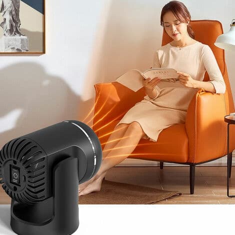 12V/130W Bilrudeafrimer, Bærbar Bilvarmer, til Bilrude, Sort