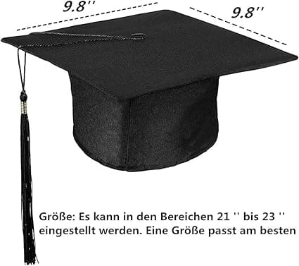 Bachelor Studenthatt - Doktorhatt - Bachelorhatt - Med Anheng