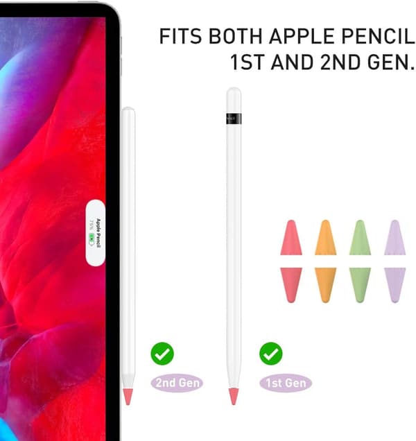 40 stk. Nib-etuier til Apple Pencil 1. og 2. generation