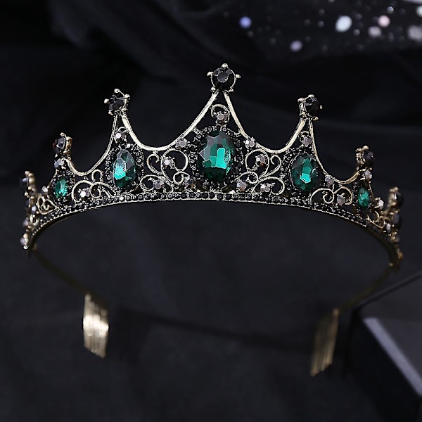 Krone Smykker Brude Bryllup Tilbehør Enkelt Legering Diamant Brudekjole Smykker All-match